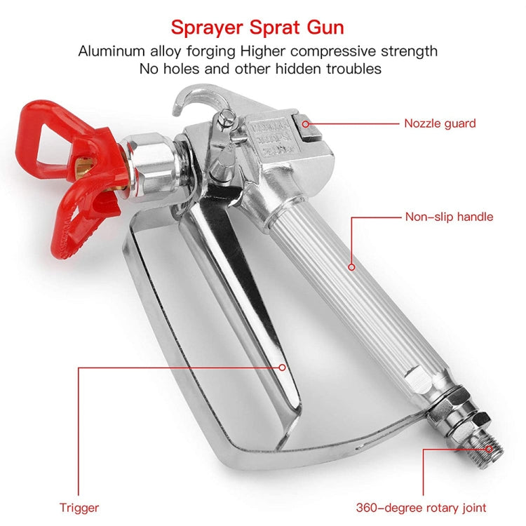 High Pressure Airless Sprayer Spray Gun & Nozzle Holder & Nozzle  Set , Paint Sprayer Sprayer Accessories