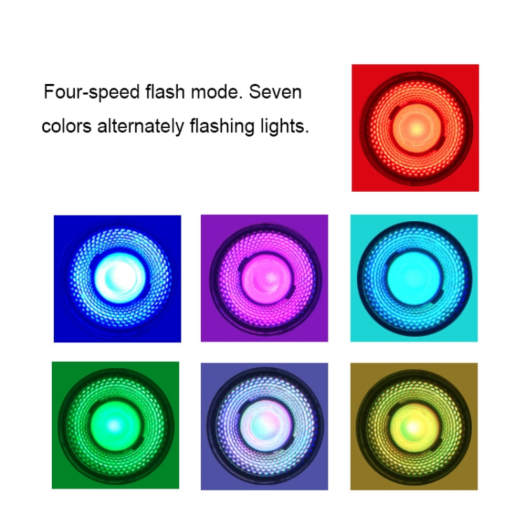 A0 IPX5 Waterproof Seven-color Bicycle USB Charging High Brightness Taillight