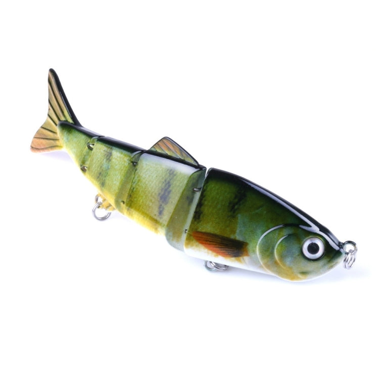 HENGJIA JM022-X 12cm 16.8g Multi-section Plastic Hard Baits Artificial Fishing Lures with Treble Hook, Random Color Delivery