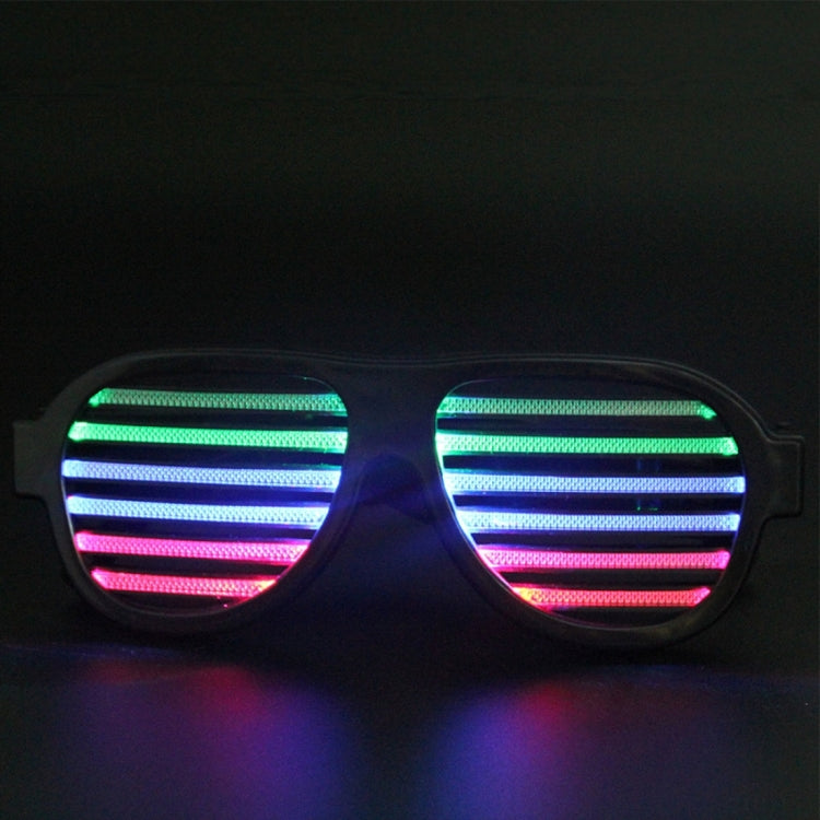 LED-CM03 LED Musical Shades Sound & Music Active LED Party Glasses with USB Charger
