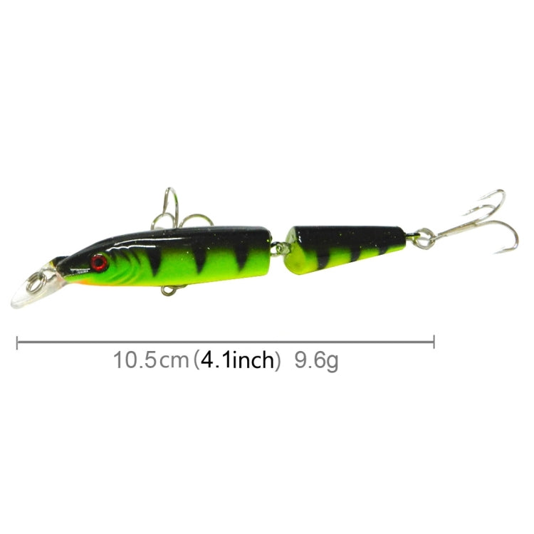 HENGJIA 5 PCS 10.5cm 9.6g 2-section Plastic Hard Baits Fishing Lures Set Tackle Baits