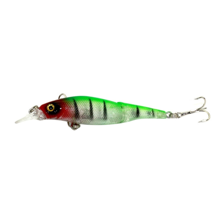 HENGJIA JM010-X 6# 8.8cm 7.4g 2-section Plastic Hard Baits Artificial Fishing Lures with Treble Hook, Random Color Delivery