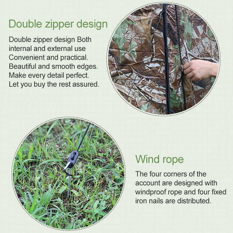 Aotu AT6505 Clothes Changing Bathing Tent with Window, Size: 195x120x120cm