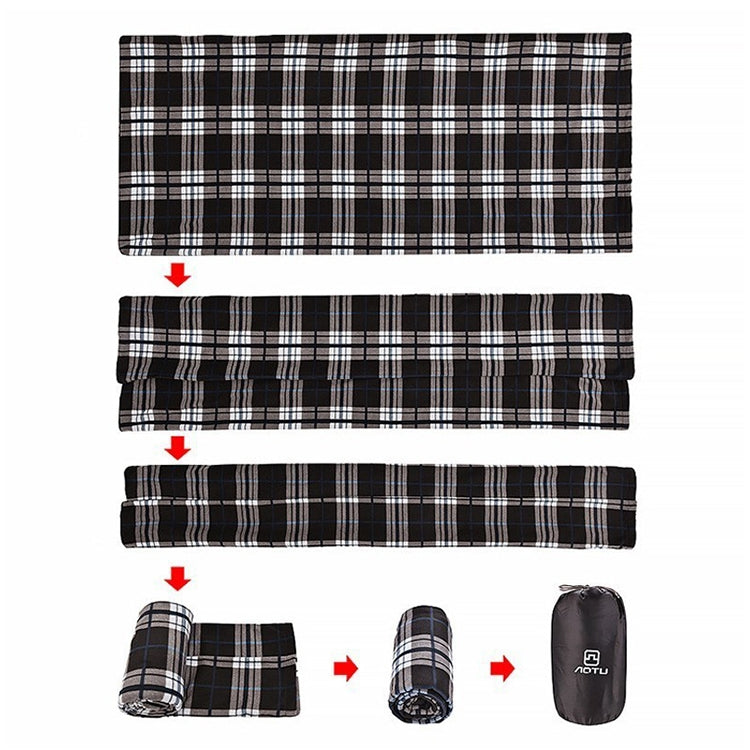 Aotu AT6109 Outdoor Camping Fleece Sleeping Bag for Adult, Random Color Delivery, Size: 180x75cm