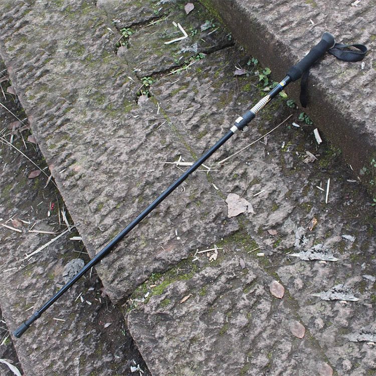 Aotu AT7558 125cm Aluminum Alloy Outdoor Camping Folding Corky Trekking Poles EVA Handle Alpenstock