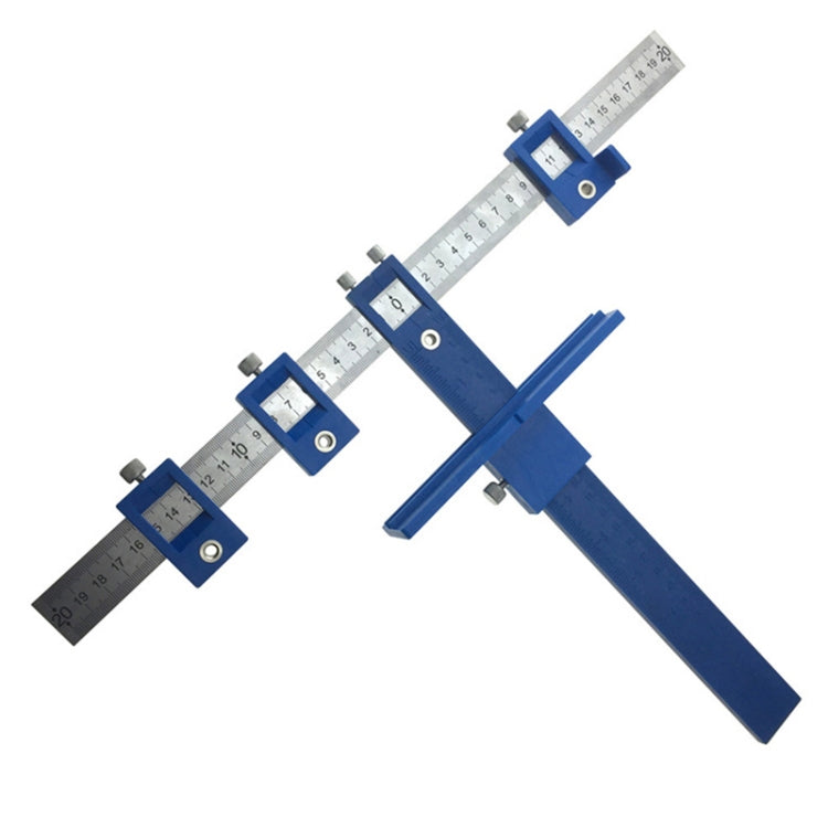 Multi-function Adjustable Furniture Cabinet Door Handle Woodworking Hole Locator