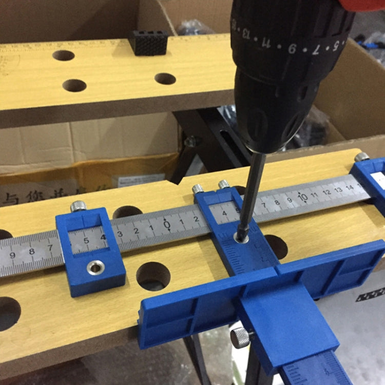 Multi-function Adjustable Furniture Cabinet Door Handle Woodworking Hole Locator