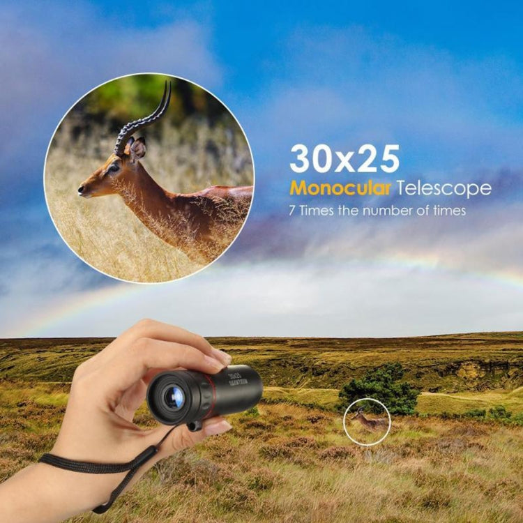 30x25 Mini Portable Optical Monocular Telescope