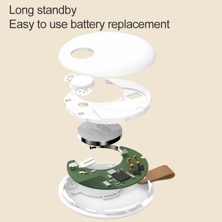 Original Xiaomi Youpin Ranres Intelligent Anti-lost Device Two-way Search Bluetooth Alarm Smart Positioning Finder, Distance: 15m