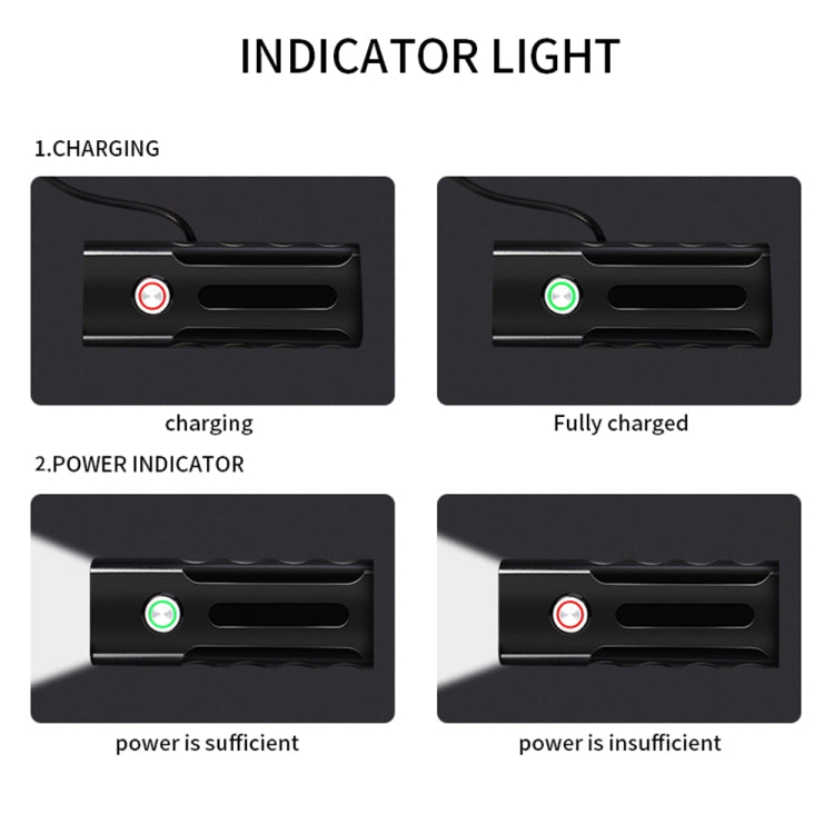 BX3 USB Charging Bicycle Light Front Handlebar Led Light (10 Hours, T6+A02 Lamp)