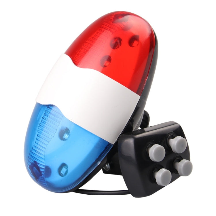 Bicycle 4 Tone Electronic Horn Mountain Bike LED Tail Light Bicycle Multifunction Horn