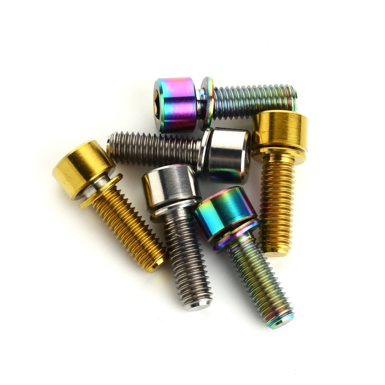 2 PCS Bicycle Accessories Titanium Bottle Cage Screw M5 15mm