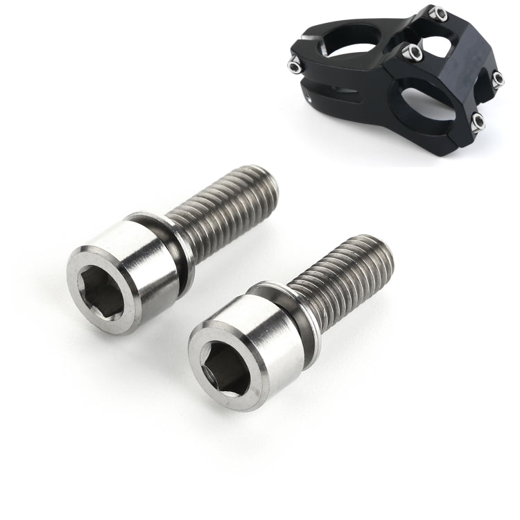 2 PCS Bicycle Accessories Titanium Bottle Cage Screw M5 15mm