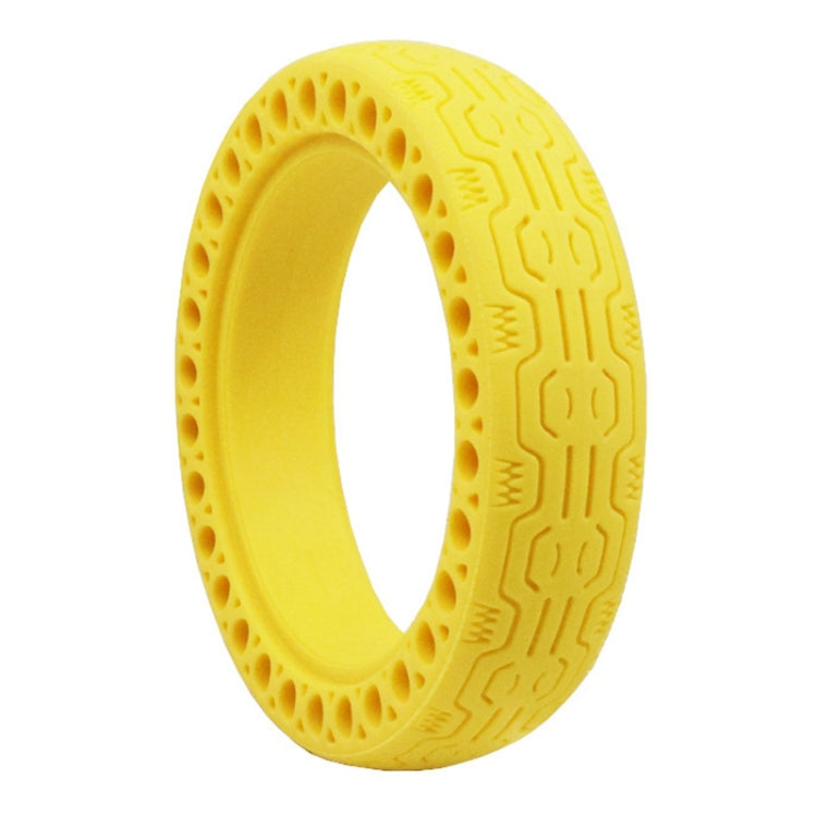 8.5 inch Electric Scooter Wear-resistant Shock-absorbing Decorative Pattern Tire Honeycomb Solid Tire, Suitable for Xiaomi Mijia M365