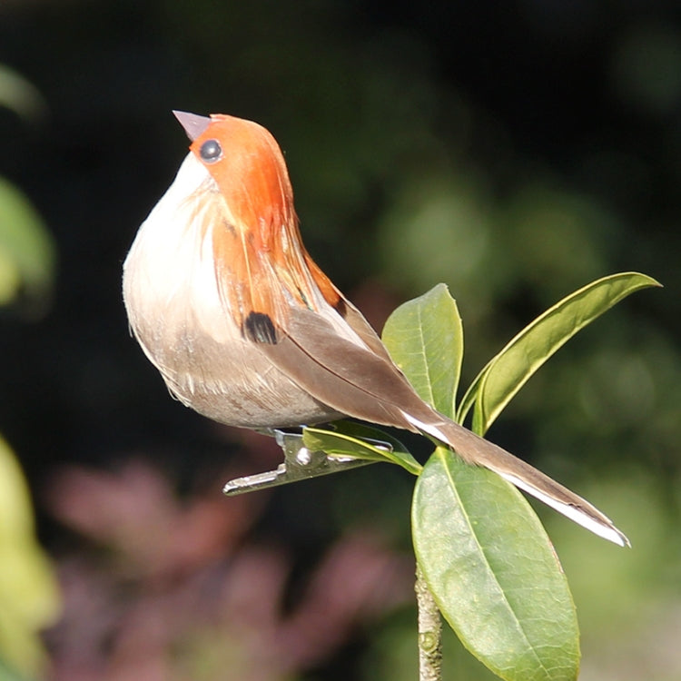Simulation Sparrow Simulation Feather Foam Bird Horticultural Decoration Random Color Delivery