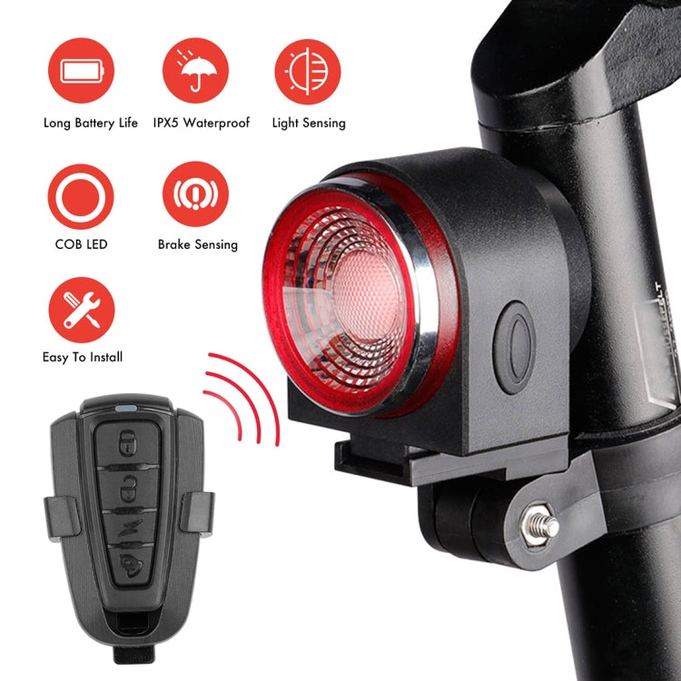Antusi A8 Portable Rechargeable Rear Light Wireless Theft Alarm