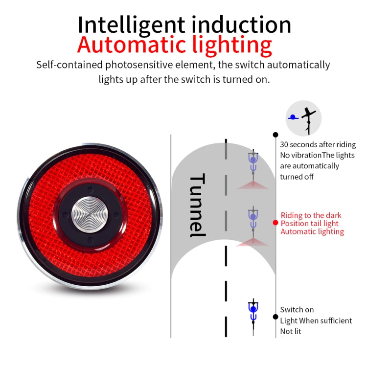 Antusi Q5 Bicycle Rear Light Automatic Brake Induction Taillight