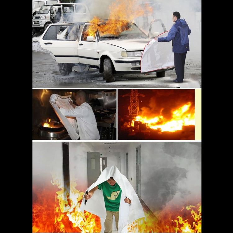 Emergency Survival Fire Blanket Shelter Safety Protector Extinguishers Tent, Size: 1.5×1.5m