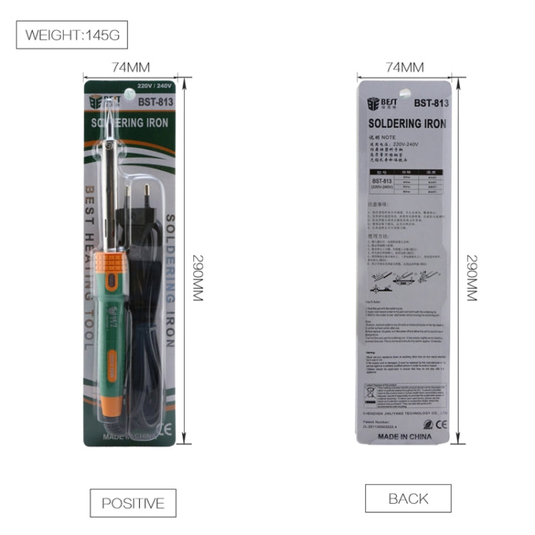 BEST 30W Heating Repair Tool Hot Welding Iron Electric Soldering Iron (Voltage 220V)