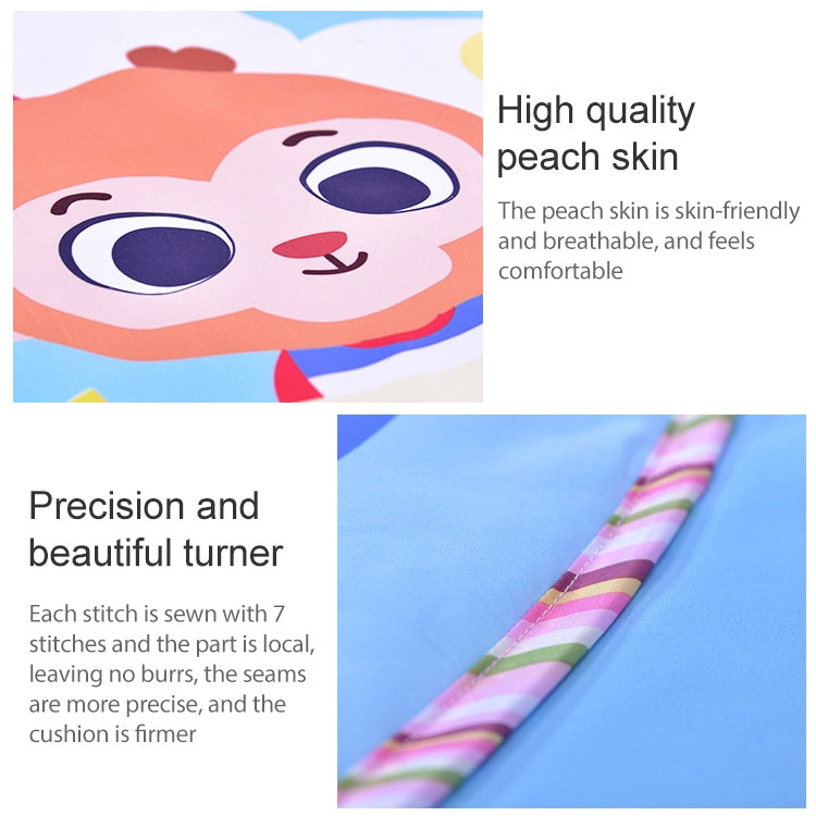 Children Cartoon Floor Mat Indoor Toy Tent Cotton Pad Crawling Mat, Diameter: 140cm,  Random Styles Delivery