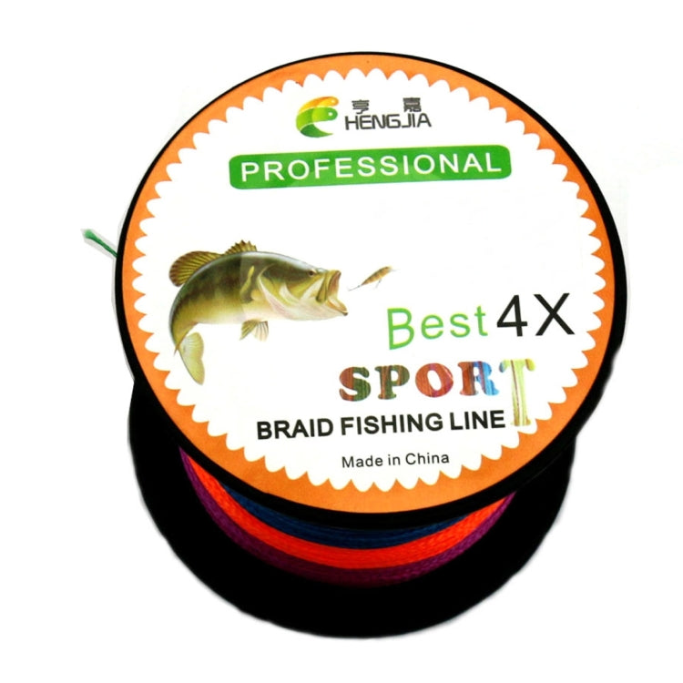 HENGJIA Colorful 5.0# 0.37mm 50LB 22.6kg Tension 300m Extra Strong 4 Shares Braid PE Fishing Line Kite Line