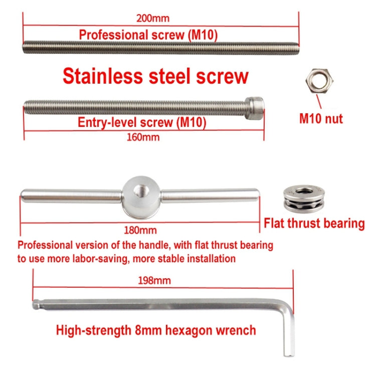 BIKERSAY BT040S2 Bicycle Press-in Type Axis Bracket Static Installation Removal Tool Set, Professional Edition