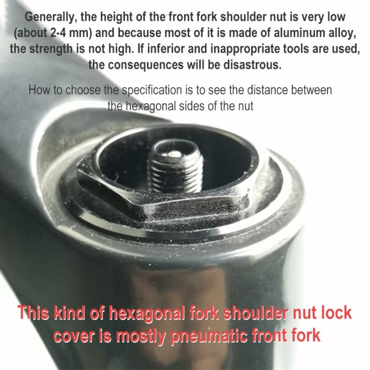 BIKERSAY BT050A Multifunctional Stainless Steel Bicycle Fork Wrench Double Head Spanner