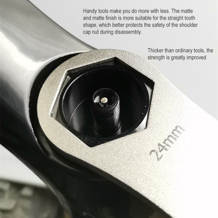 BIKERSAY BT050A Multifunctional Stainless Steel Bicycle Fork Wrench Double Head Spanner