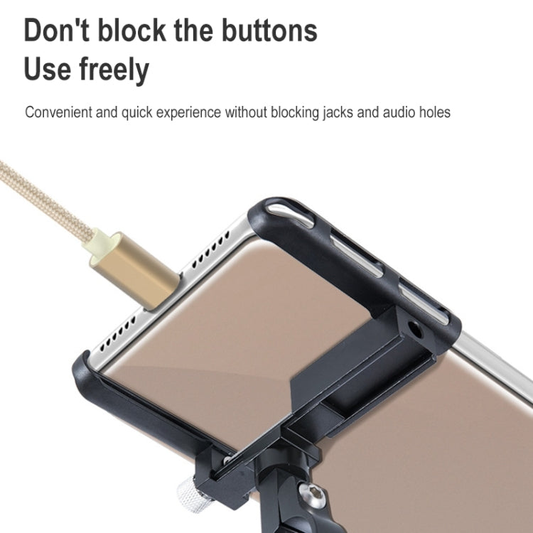 BIKERSAY MP007 Universal Aluminum Alloy Motorcycle Bicycle Phone Holder