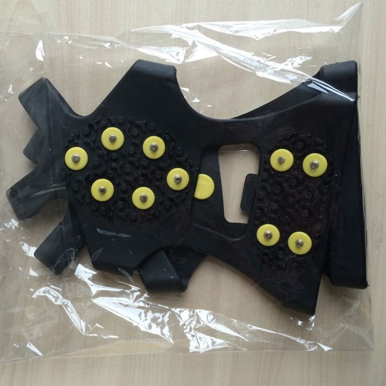 10 Teeth Ice Claw Outdoor Non-slip Shoes Covers for Ice Snow Ground, Size : M