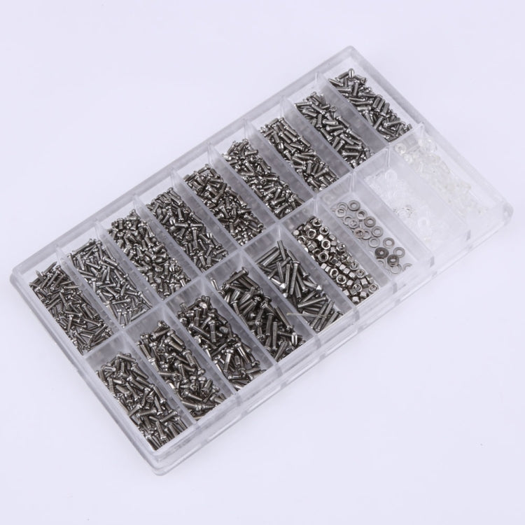 1000 PCS Watch Sunglass Spectacles Screws Nut Repair Kit With a Screwdriver