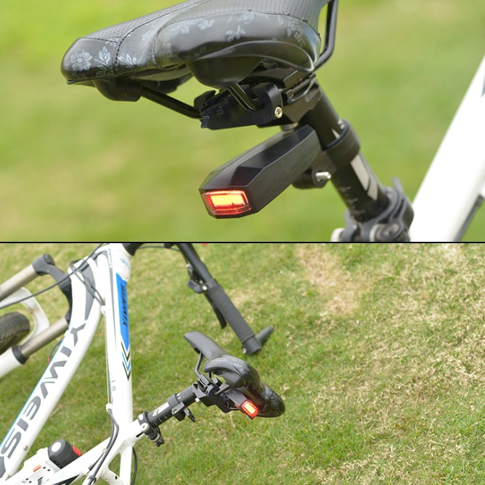 ANTUSI A6 USB Charging COB Light Source Smart Cycling Bike Warning Alarm Tail Light with Remote Control