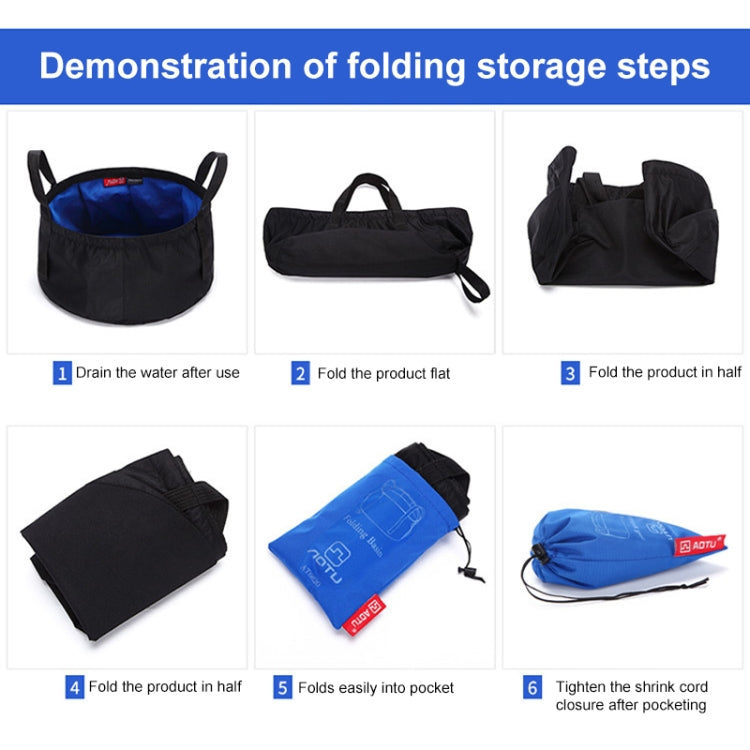 AOTU AT6620 Portable Travel Laundry Wash Basin