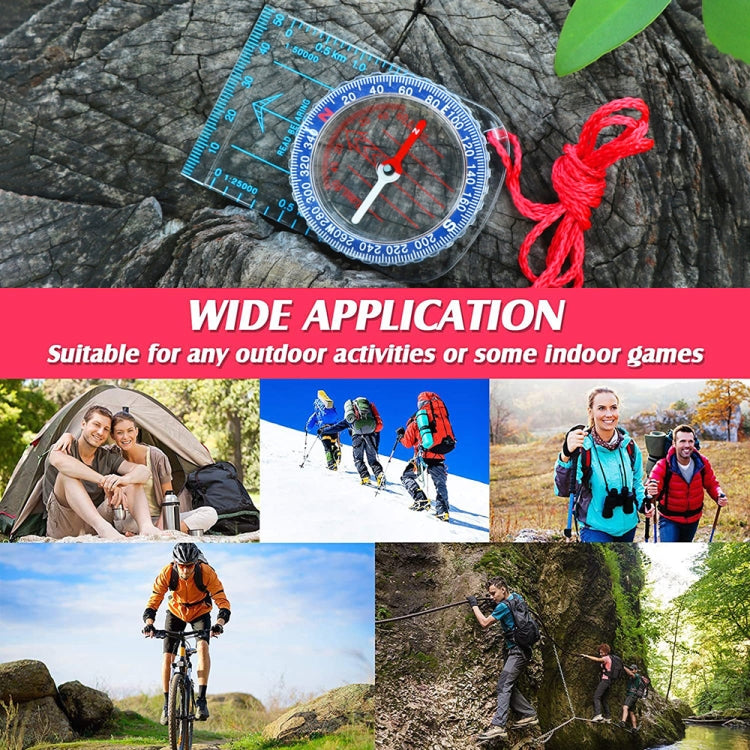 Nisa DC47-3 Outdoor Compass Map Scale