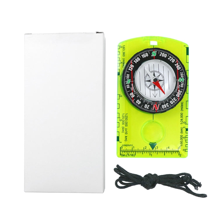 2pcs DC361 Outdoor Multifunctional Compass Map Scale