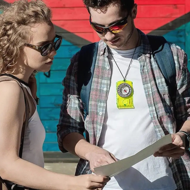 2pcs DC361 Outdoor Multifunctional Compass Map Scale