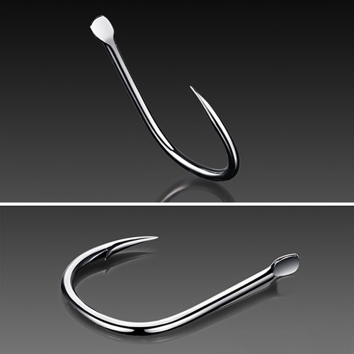 ISE 500 PCS Mixed Size Fish Barbed Hook Fishing Hooks