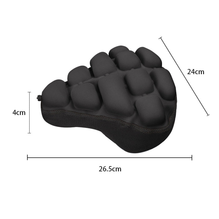 BC-203 1.0 M Size Bicycle Foldable Inflatable Airbag Cushion Seat Cover with Inflator