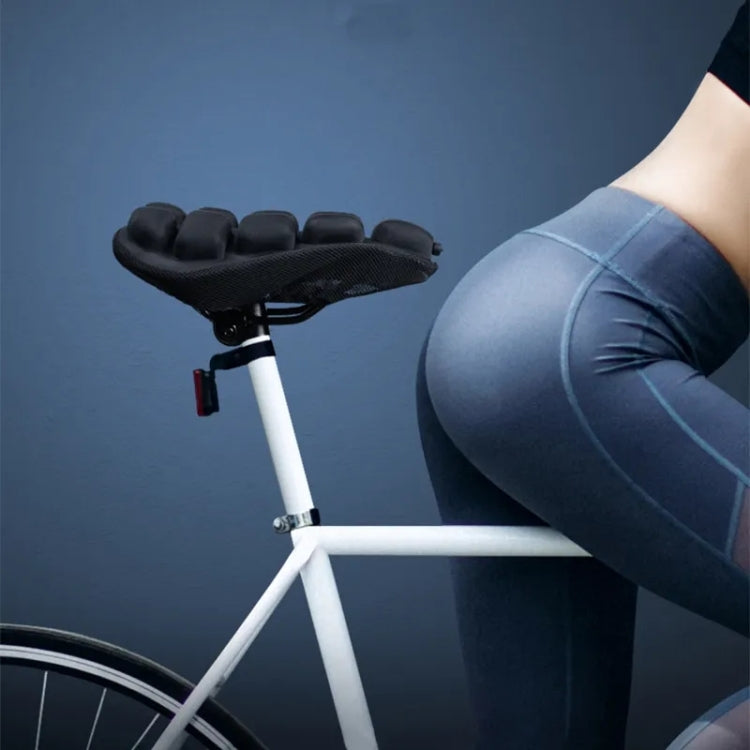 BC-203 1.0 M Size Bicycle Foldable Inflatable Airbag Cushion Seat Cover with Inflator