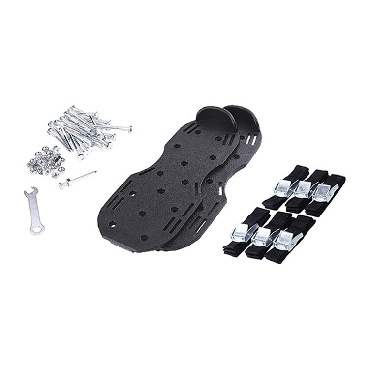 Garden Lawn Garden Tools Grass Ripper Spiked Shoes with 6 Metal Buckles