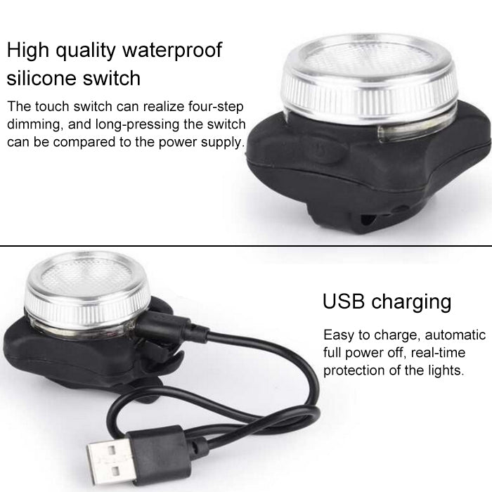 2 PCS BG-1901 Bicycle USB Charging Speaker Front Lamp Multi-Function Cycling Equipment
