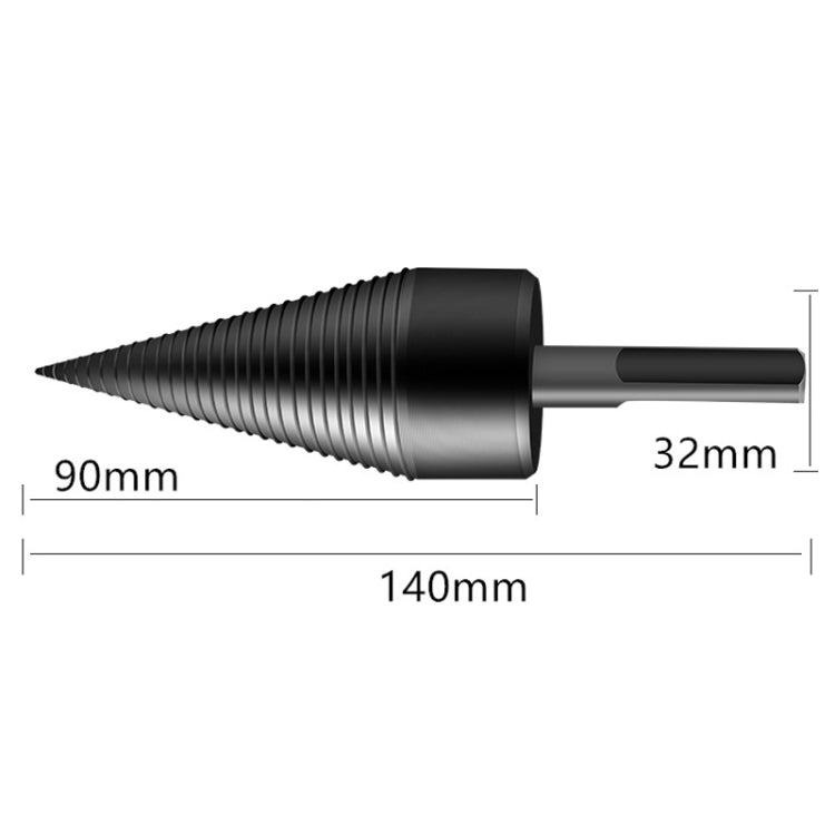 Household Domestic Woodcutter Drill Electric Wooden Split Cone Drill 42mm Round Shank
