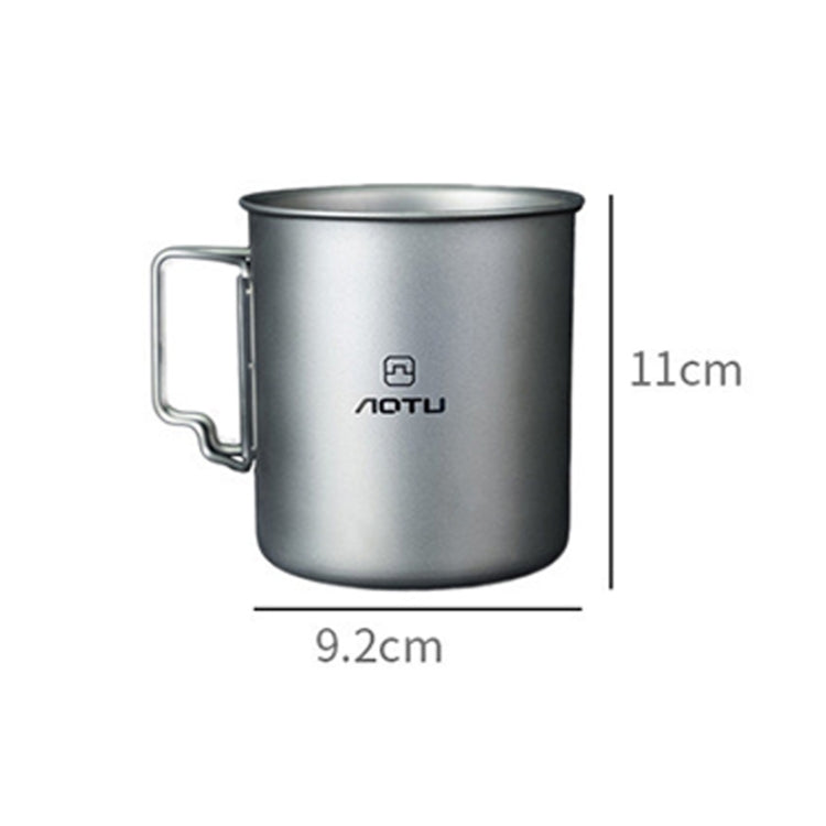 AOTU AT6652-1 Outdoor Portable Titanium Cup 750ml