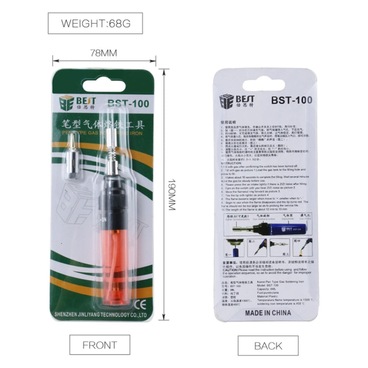 BEST Butane Gas Soldering Iron Pen (Random Color Delivery )