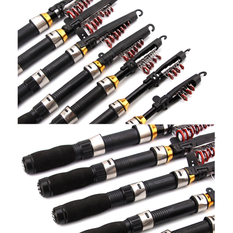 37cm Portable Telescopic Sea Fishing Rod Mini Fishing Pole, Extended Length : 2.3m