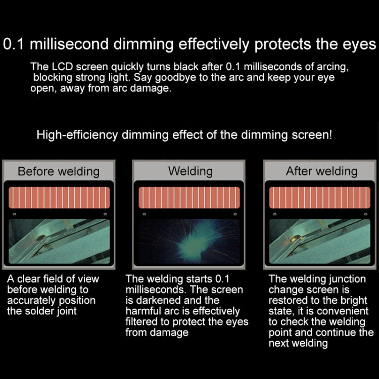 Solar Automatic Variable Light Electric Welding Protective Mask  Welding Helmet