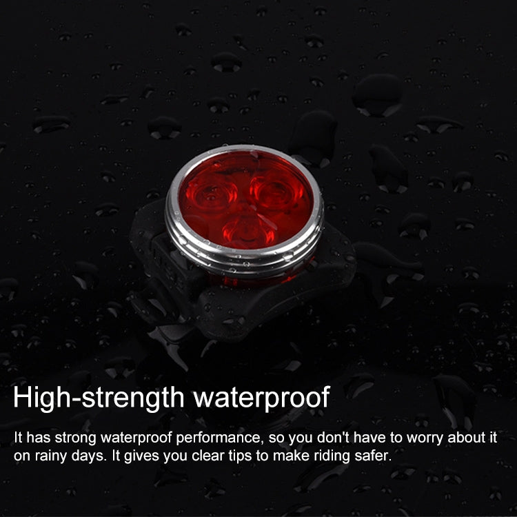 COB Lamp Bead 160LM USB Charging Four-speed Waterproof Bicycle Headlight / Taillight Set,  Red Light 650MA