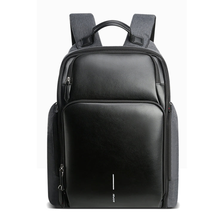 Bopai 851-010128 Business Anti-theft Waterproof Large Capacity Double Shoulder Bag,with USB Charging Port, Size: 34x19x43cm