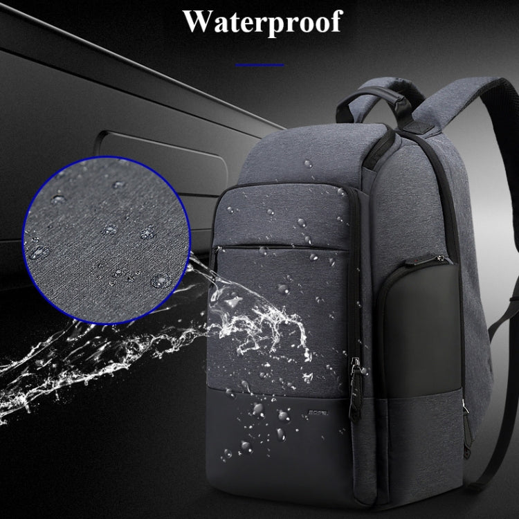 Bopai 851-014518 Business Waterproof Three-layer Large Capacity Double Shoulder Bag,with USB Charging Port, Size: 37x21x47.5cm