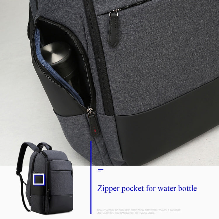 Bopai 851-014518 Business Waterproof Three-layer Large Capacity Double Shoulder Bag,with USB Charging Port, Size: 37x21x47.5cm